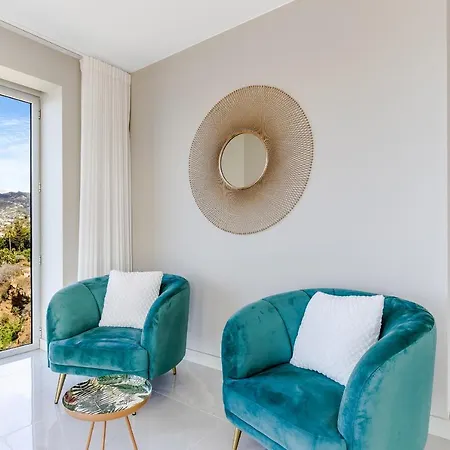 아파트 Wonderful Oceanview Luxury By Madeira 푼샬